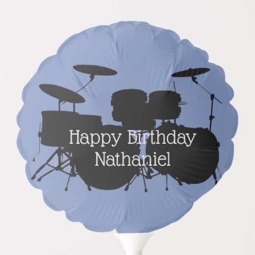 Drum Set Percussion Design Balloon