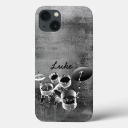 Drum Set / Personalized Gift for Drummers iPhone 13 Case