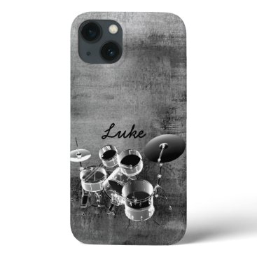 Drum Set / Personalized Gift for Drummers iPhone 13 Case