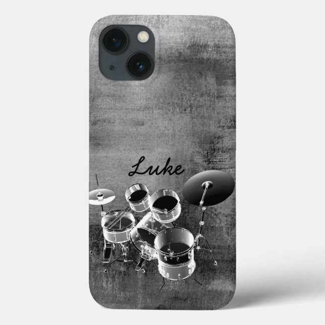 Drum Set / Personalized Gift for Drummers Case-Mate iPhone Case (Back)