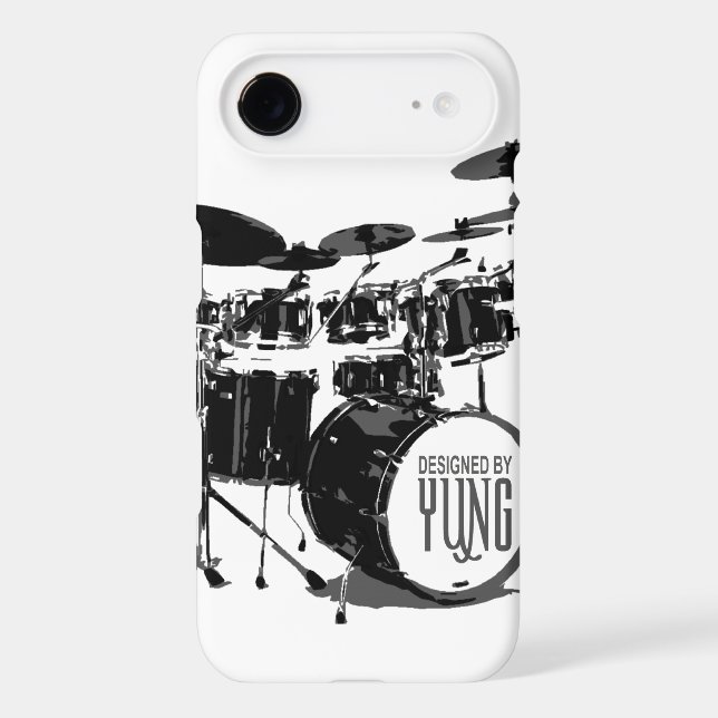 Drum Set Phone Case (Back)