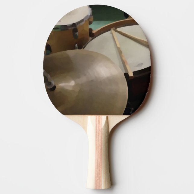 Drum Set Ping-Pong Paddle (Back)
