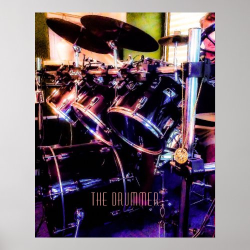 Drum Set Poster