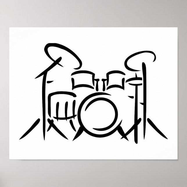 Drum set poster (Front)