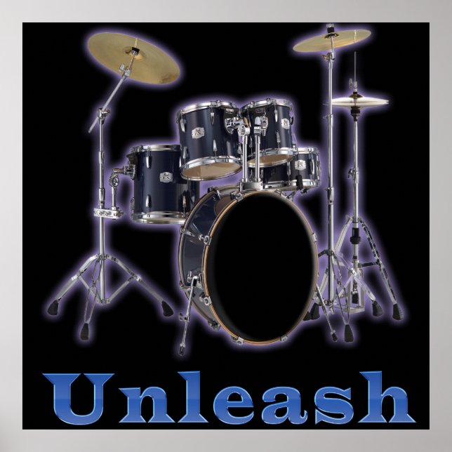 Drum set posters art (Front)
