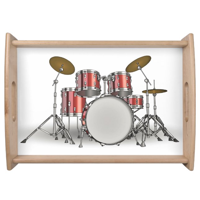 Drum Set Serving Tray (Front)