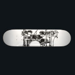 Drum Set Skateboard<br><div class="desc">www.lookcrazy.com</div>