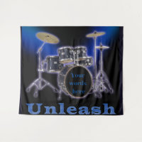 Drum set  tapestry