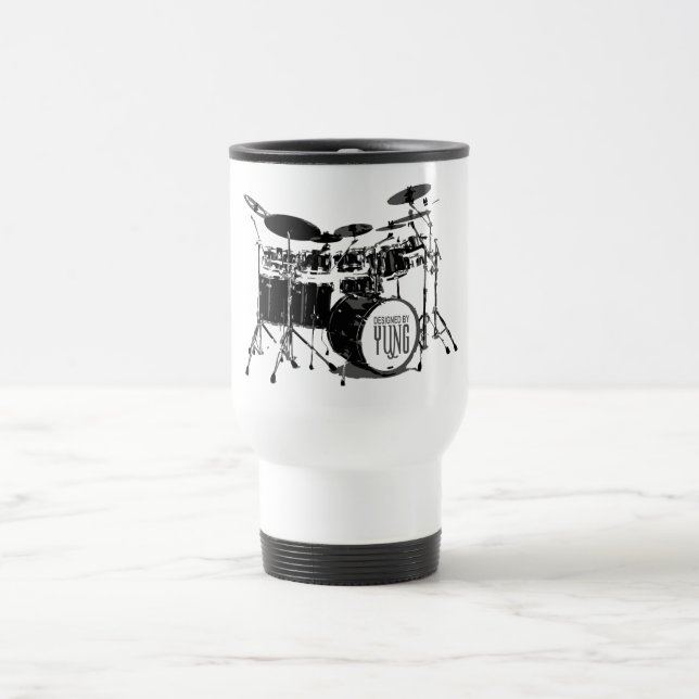 Drum Set Travel Mug (Center)