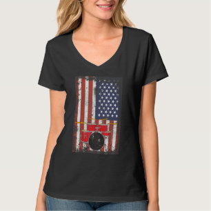 Drum Set Usa American Flag 4th Of July Patriotic D T-Shirt