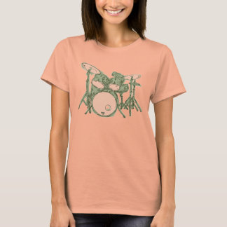 Drum Set Women Fashion T T-Shirt