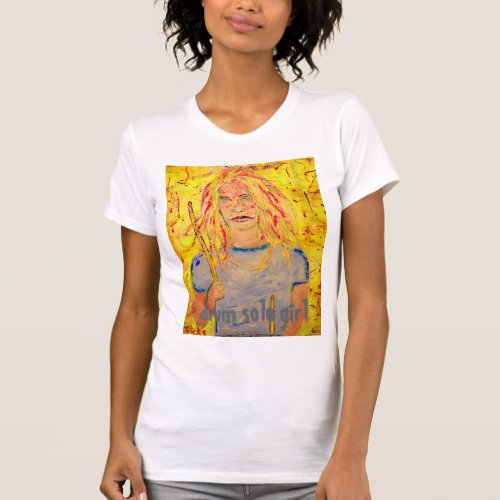 drum solo girl T_Shirt