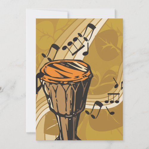 Drum Sound Invitations