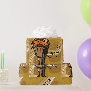 Drum Sound Wrapping Paper