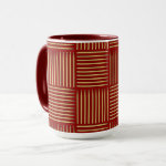 Drum Stick Crosshatch Mug