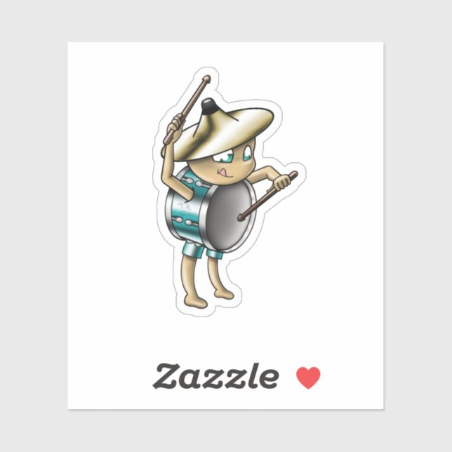 Drum Sticker (Sheet)