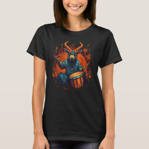 Drum Sticks Goat Drummer Kit T-Shirt