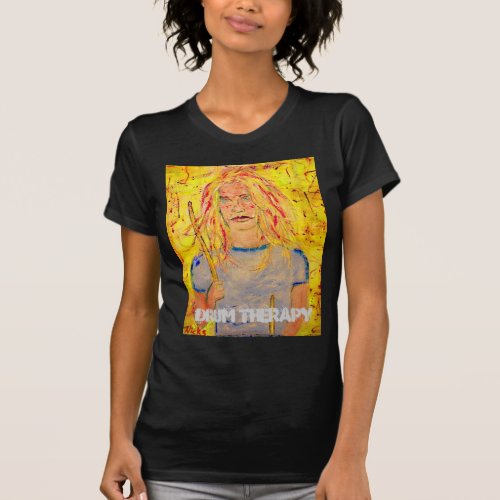 drum therapy Drummer Girl T_Shirt