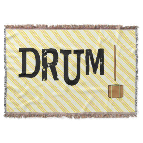Drum!  throw blanket