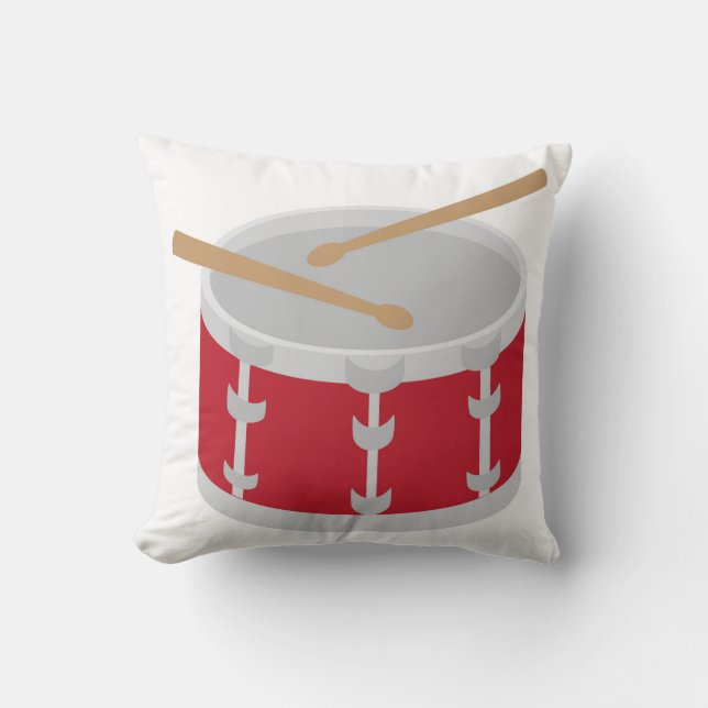 Drum Throw Pillow (Front)
