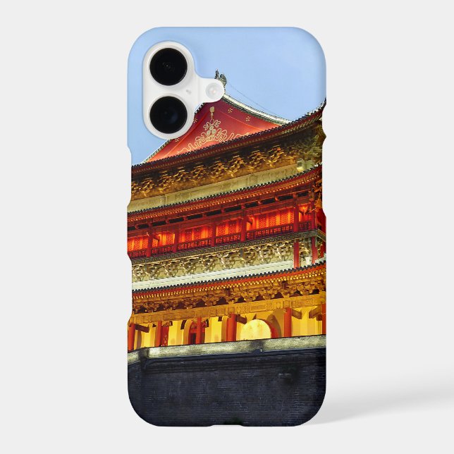 Drum Tower of Xi'An Iphone Case (Back)