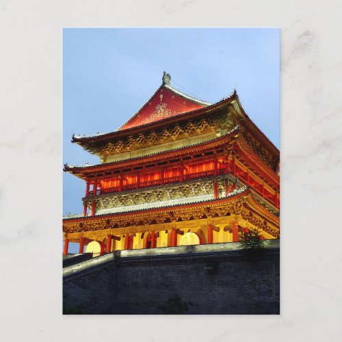 Drum Tower of XiAn Postcard
