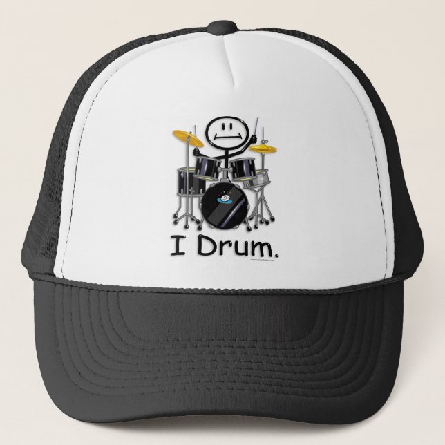 Drum Trucker Hat (Front)