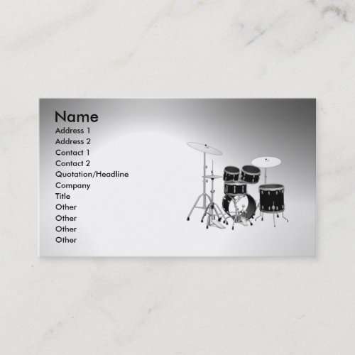 drum_vibeman business card templates