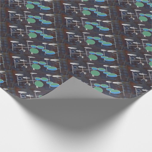 Drum World Wrapping Paper Zazzle