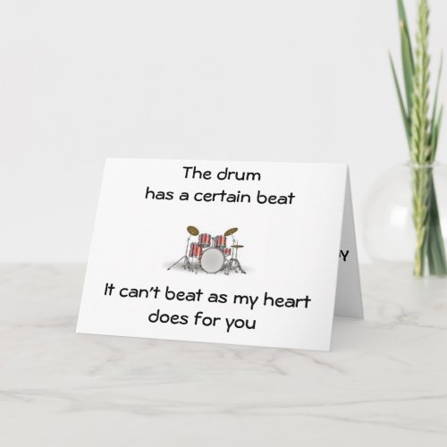 DRUMBEAT_HEARTBEAT_EVERYDAYON YOUR BIRTHDAY CARD