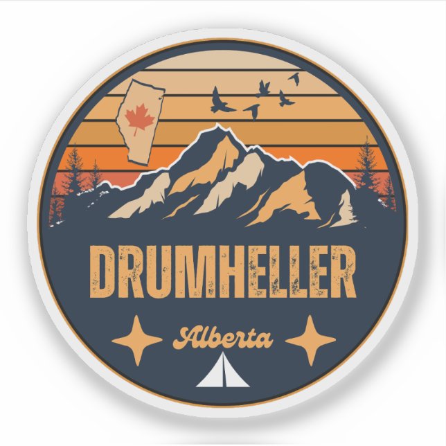 Drumheller, Alberta Sticker (Front)