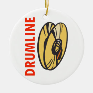 DRUMLINE CERAMIC ORNAMENT