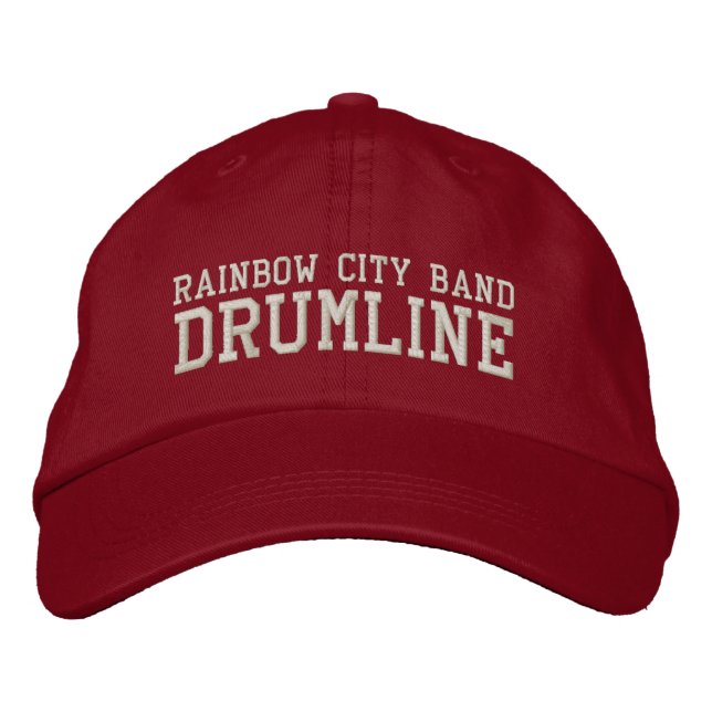 Drumline Embroidered Baseball Cap (Front)