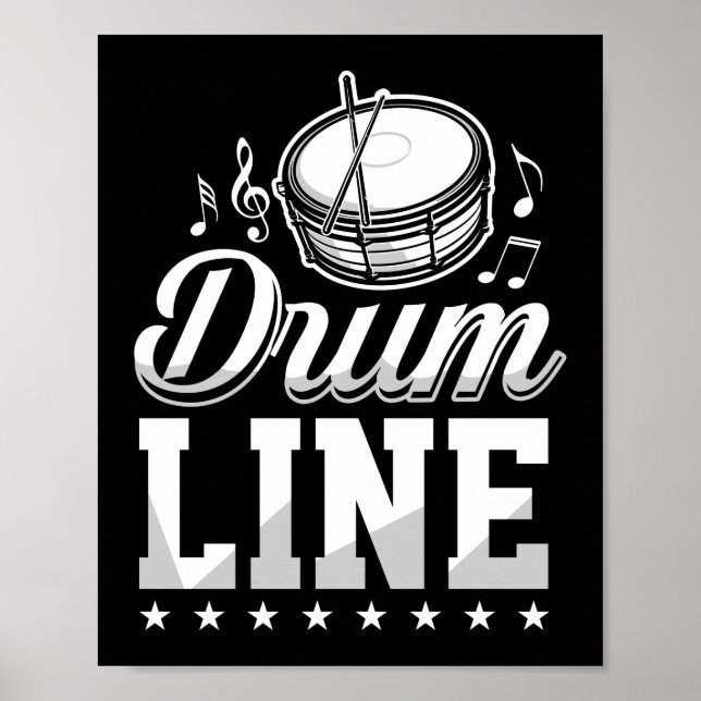 Drumline Marching Band Poster (Front)