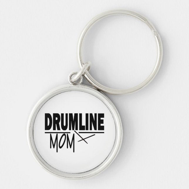Drumline Mom Keychain (Front)