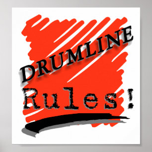 Drumline rules poster