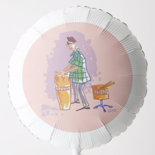 Drummer 1 helium balloon