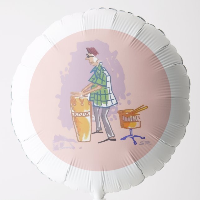 Drummer 1 helium balloon (Front)