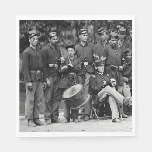 Drummer 93rd New York Infantry Company C Napkins