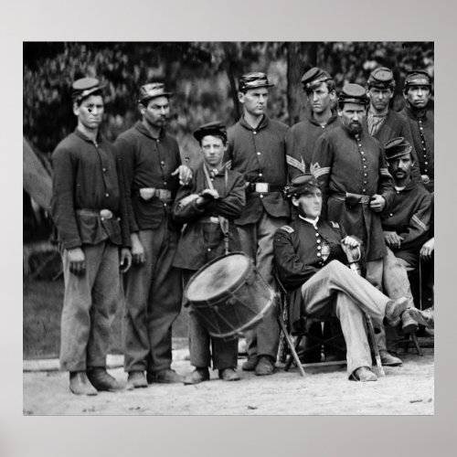 Drummer 93rd New York Infantry Company C Poster