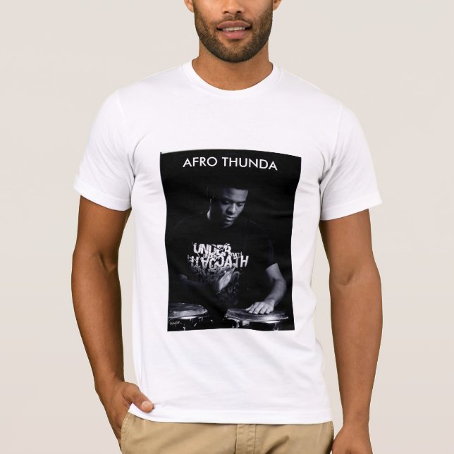 Drummer Afro Thunda T-Shirt (Front)