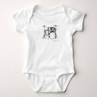 Drummer baby baby bodysuit