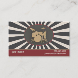 Drummer Business Card