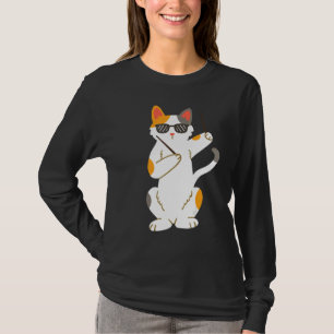 Drummer Cat Drumsticks Drumming T-Shirt