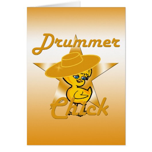 Drummer Chick #10 Cards (Front)