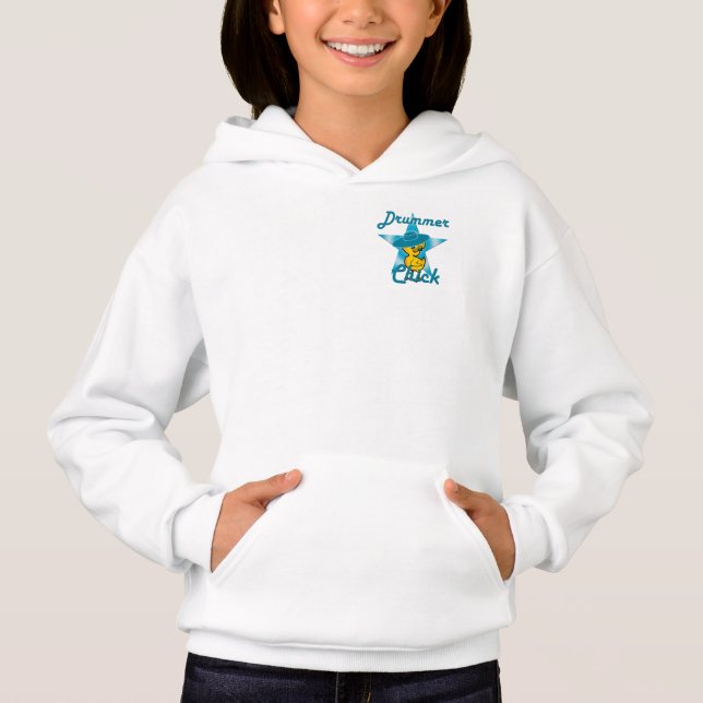 Drummer Chick #7 Hoodie (Front)