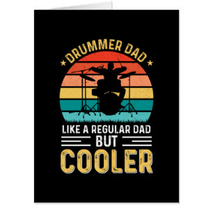Drummer Dad Card