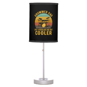 Drummer Dad Like A Regular Dad But Cooler Table Lamp