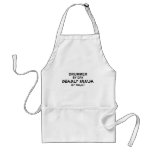 Drummer Deadly Ninja by Night Adult Apron