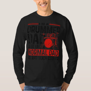 Drummer Drum Set Dad Father Daddy Vintage I'm A Dr T-Shirt